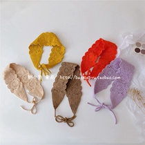 2020 autumn and winter New Korean ins girl forest handmade cotton lace hair band hair hoop headgear female