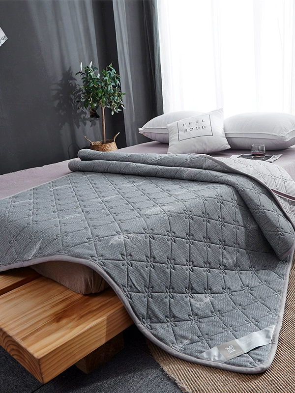 Giường cao su dày 2 cm nệm cao su dệt kim nệm mềm và thoáng khí thoải mái nệm đầy đủ nhíp cao su - Nệm