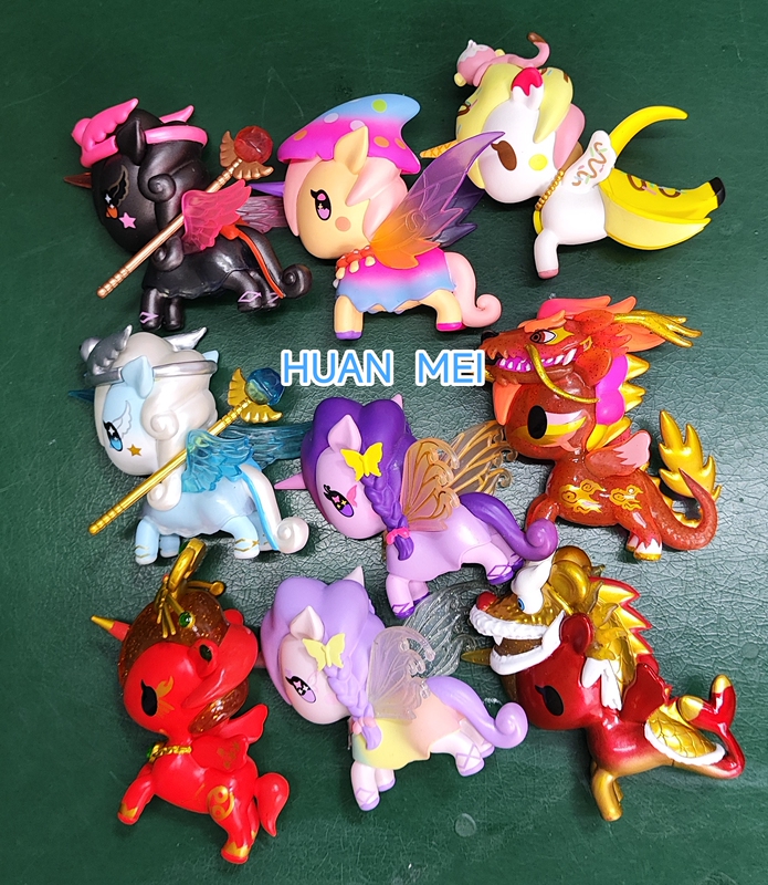 【Huanmei Trendy Toys】Original Unicorn Family Multi-Color Cute Figurines