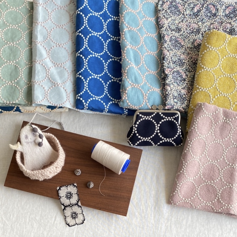 【Tambourine Fabric Collection】Authentic Minamikawa Akira Mina Perhonen Japanese Imported Fabric Material 【Tambourine Fabric Collection】Authentic Minamikawa Akira Mina Perhonen Japanese Imported Fabric Material