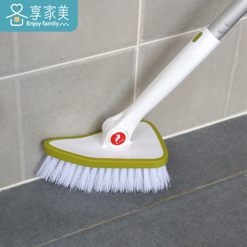 Long handle floor brush toilet bathroom toilet tile crevice cleaning brush brush cement brush
