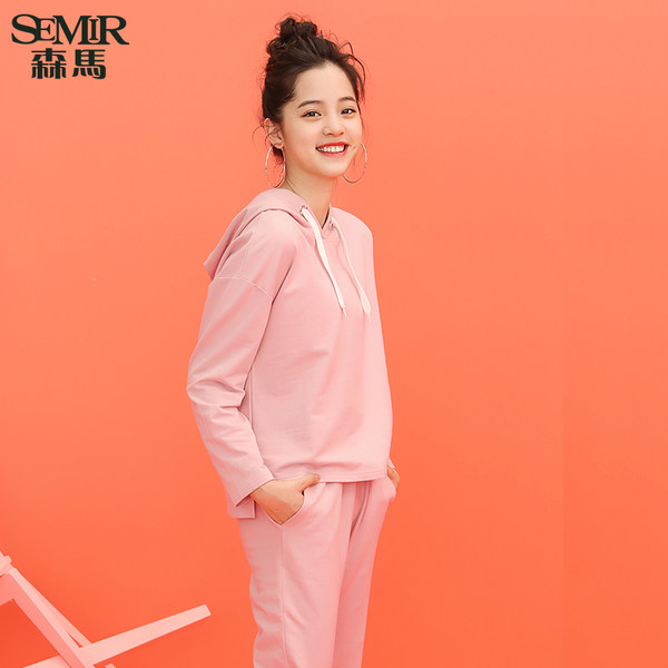 森马  纯棉薄款 女式长袖家居服套装 可外穿 天猫优惠券折后￥69包邮（￥149-80）