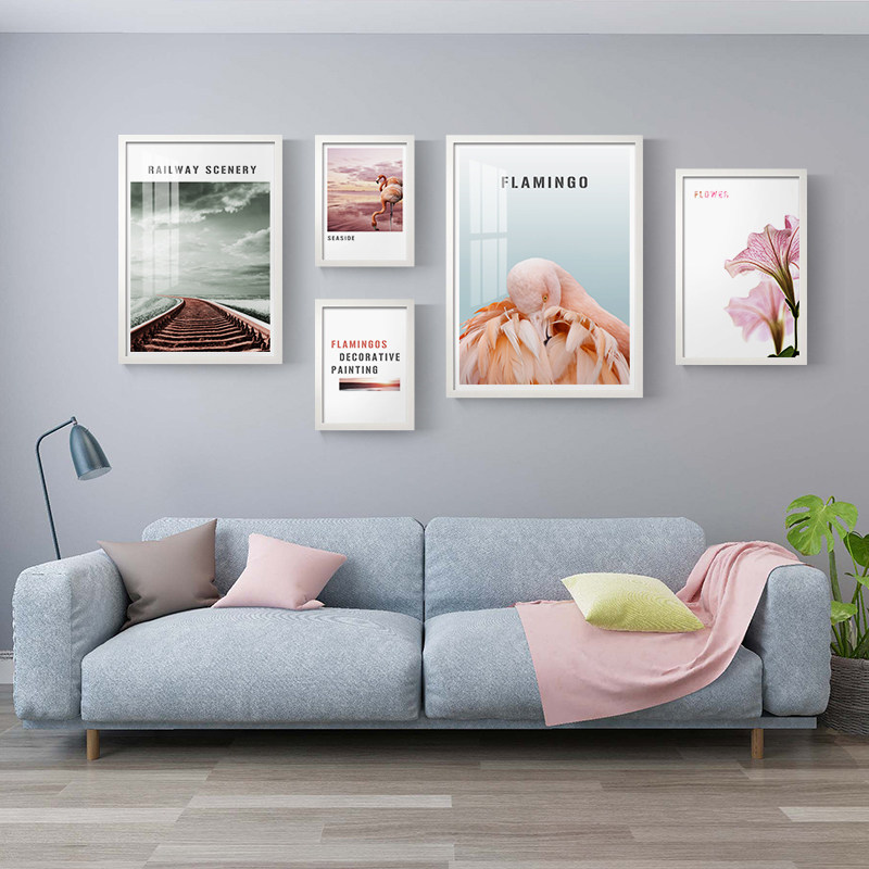 Korean version of the photo frame table with printed photo table hanging wall couple photo children 6 7 8 10 inch creative customization