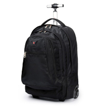 Swiss double shoulder bag pack one computer backpack for men and women in large capacity business fashion travel boarding bag