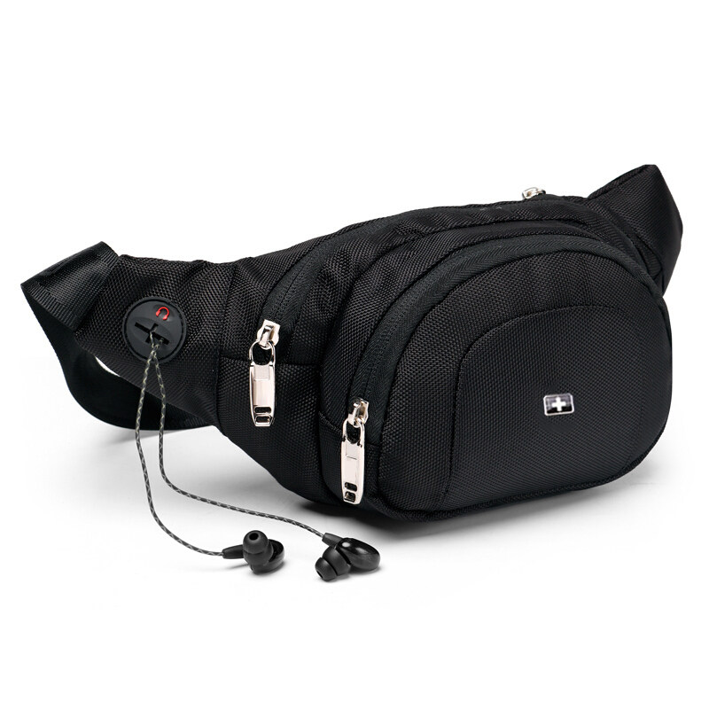 SWISSGEAR Swiss pockets men and women couples outdoor lightweight sports fitness chest bag waterproof and wear-resistant small bag