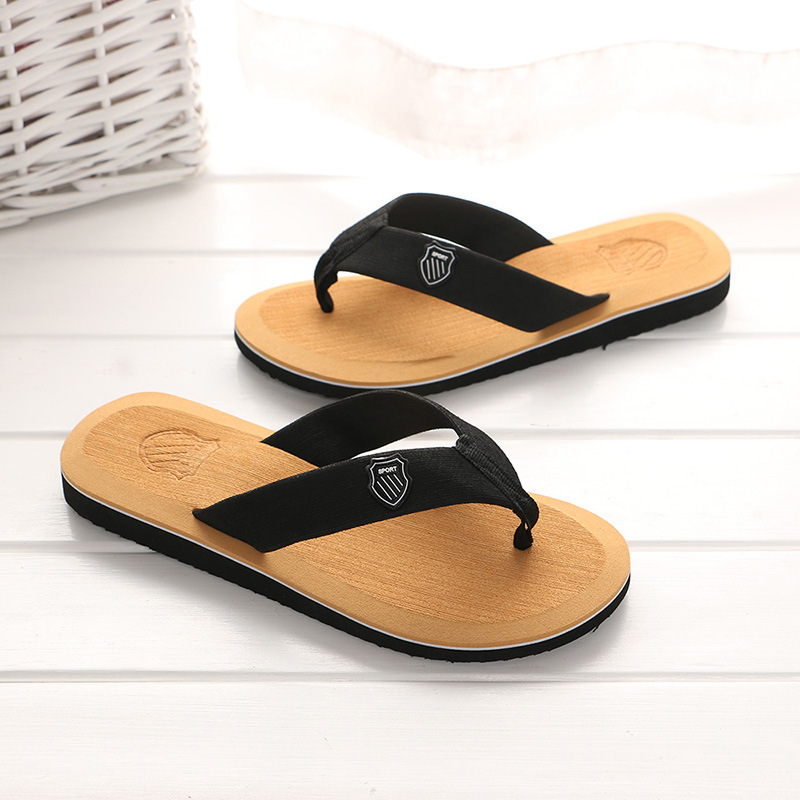 2017 người đàn ông mới của mùa hè cá tính flip-flops kéo vỏ nhỏ với cùng một bãi biển giày dép nam