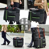 Вместительный и большой универсальный чемодан, телескопический самолет, сумка для путешествий, поворотные колеса