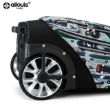 AI Louis Junior High School School School Supply School Bod Schoolbag может подняться по лестнице на большие колеса 30 литров мужской девочки Light Luggage Boxes