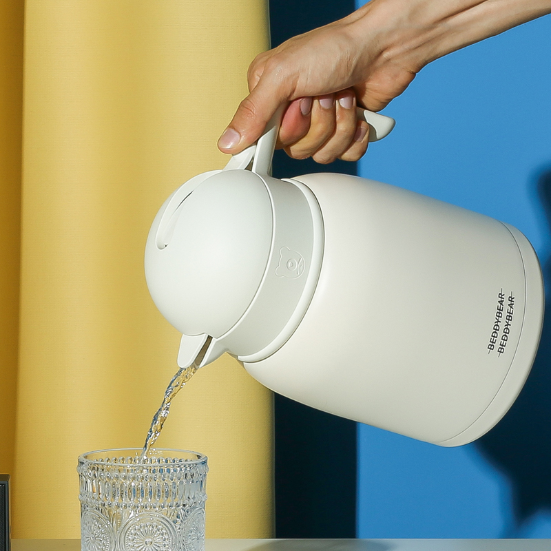 Cup with Bear Small Bird Insulation Pot European Style Home 316 Stainless Steel Upmarket Warm Kettle 2L Large Capacity Hot Water Thermos