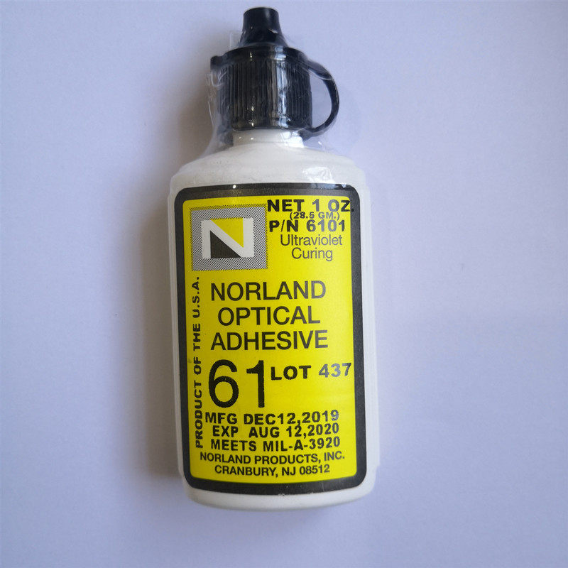 US 28g light cured glue NOA61 precision optical device glass adhesive colorless transparent UV glue