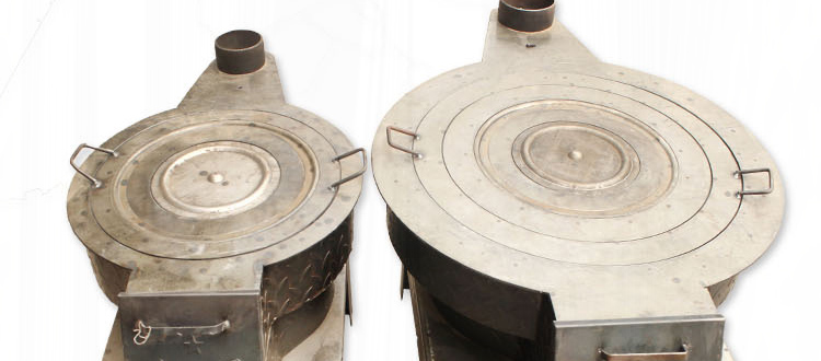 Hộ gia đình nông thôn củi bếp củi bếp ngoài trời cắm trại nồi đất trong nhà đốt củi bếp - Bếp lò / bộ đồ ăn / đồ nướng dã ngoại bếp ga mini giá