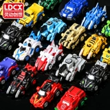 Гибкая игрушка, трансформер, игрушечная машина для мальчиков, полный комплект