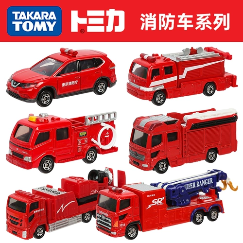 Takara tomy, японский легкосплавный автомобиль, фигурка, игрушечная машина, скорая помощь, транспорт для мальчиков, пожарная машина