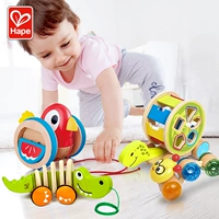 Hape Drag Toy Truck Truck Tract Car Traction Baby Matan
