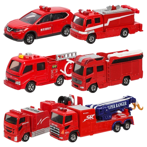 Takara tomy, японский легкосплавный автомобиль, фигурка, игрушечная машина, скорая помощь, транспорт для мальчиков, пожарная машина