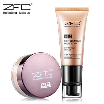 ZFC trang điểm thiết lập một bộ đầy đủ của người mới bắt đầu mỹ phẩm thành phần nền tảng chất lỏng trang điểm trang điểm đẹp để trần bộ đầy đủ các cơ sở kẻ mắt đẹp