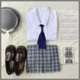 Оригинальная студенческая юбка в складку, форма, рубашка, делается под заказ