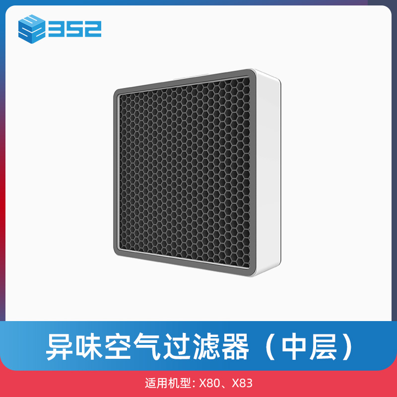 352 X80 X83 High Efficiency Peculiar Smell Filter (Middle Layer) Filter Formaldehyde Peculiar Smell Voc