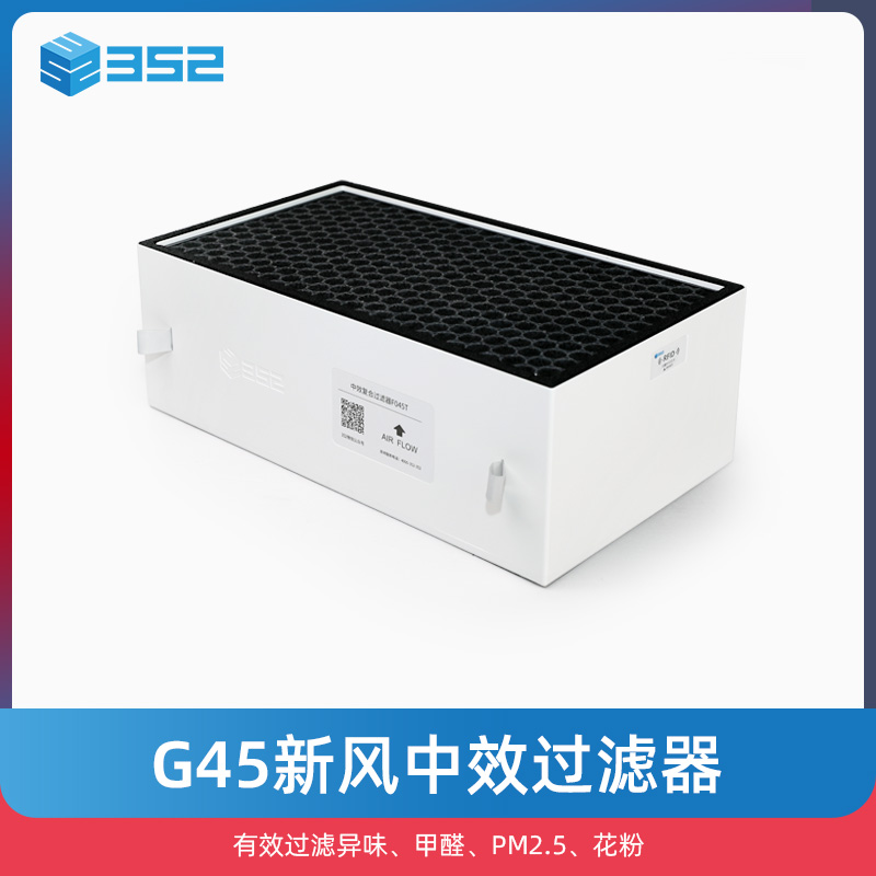 352 G45 Wind-in-effect air filter Effective filter Peculiar Smell Formaldehyde PM2 5 pollen