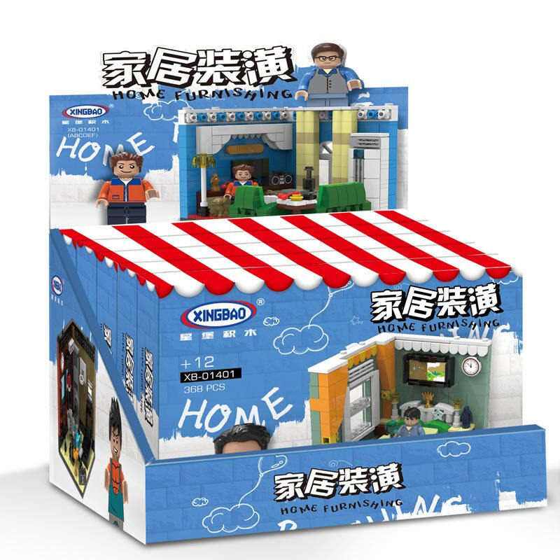XINGBAO Children's Series Home Decoration Compatible with Lego Building Blocks Assembled Model Educational Toys