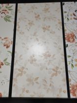 Embroidery 600x1200 Fanflower style Flowers Slices Cherry Blossom Nostalgia Retro Movie Sensation Backdrop Wall Classic Fine Sculpture