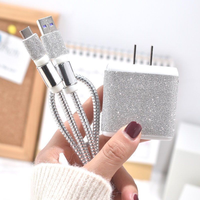 Suitable for OPPOReno 7 6 5 K 4Pro FindX3Pro 2 K9 mobile phone data cable case headphone charger head anti-folding true me Realme V15 Q2 X7 Ace