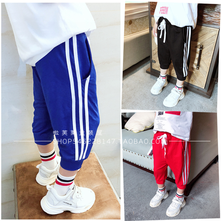 Lớn e nhỏ e cậu bé lớn Hàn Quốc phiên bản của cậu bé vẻ đẹp tiếng Anh in bông áo thun trẻ em ngắn tay áo sơ mi giản dị thủy triều quần áo trẻ em
