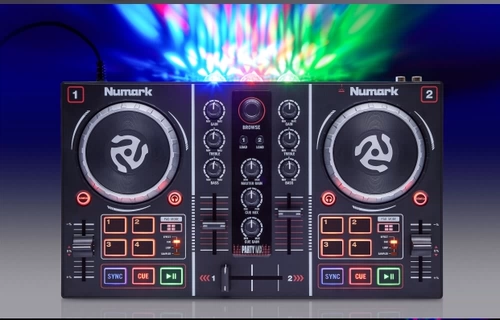 Dew Code Numark Party Mix Digital DJ Controller Dij Dip Machine с тремя светодиодными красочными огнями