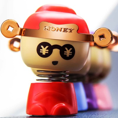 【可领5张券】小财神摇头公仔摆件