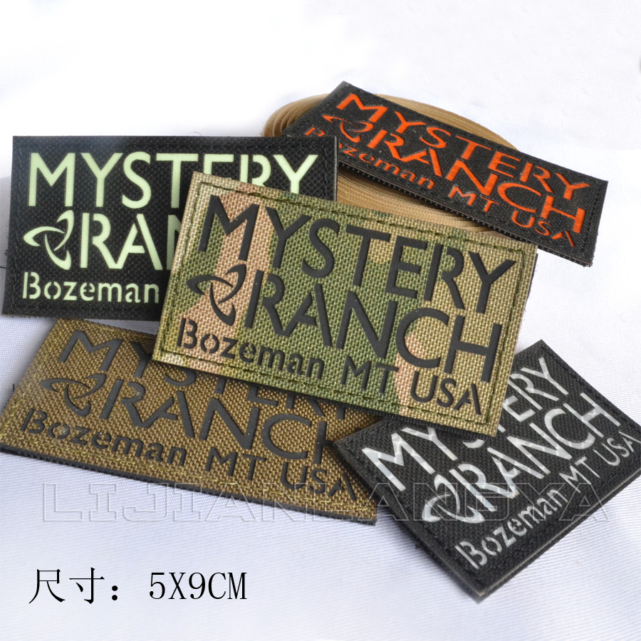 Mysterious farm reflective armband Luminous velcro chapter Bag sticker hat emblem Morale chapter