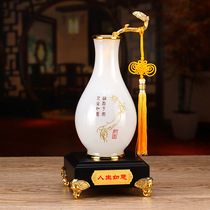 Chinese Style Modern White Glazed Vase Swing Piece Newlywed Home Xuanguan Hotel Bed Head Cabinet Decoration Custom Gift