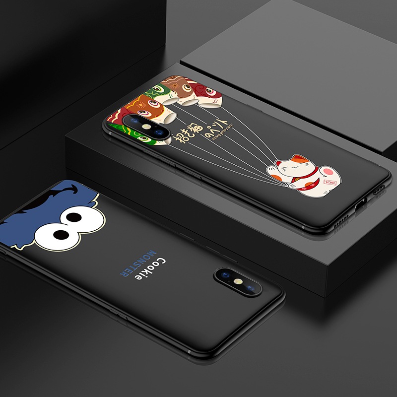 苹果x手机壳硅胶iphonex磨砂xr全包xsmax黑色xmax个性iphone 7plus创意8p纯色6s软壳6男女简约11pro六七八max