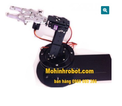 4 degrees of freedom three-dimensional rotating manipulator arm intelligent mechanical arm 100 to change metal building block DIY teaching kit