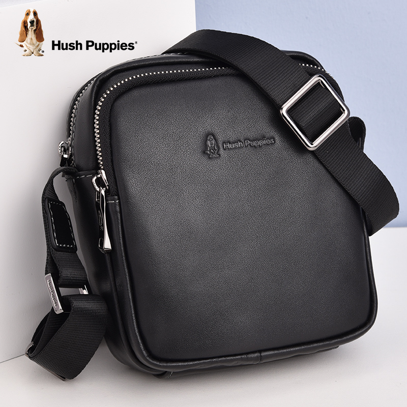 Leisure Steps Men's Single Shoulder Bag Small Backpack Inclined Satchel Leather Cow Leather Casual Men's Bag Mobile Phone Bag 2023 New-Taobao