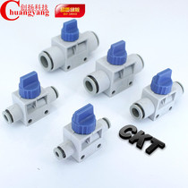 SMC type pneumatic hand valve with exhaust function VHK3-04F-04F VHK3-06F-06F VHK3-08-08