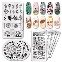Nail Stamping Plates Tropical Collection Nail Art Stamp