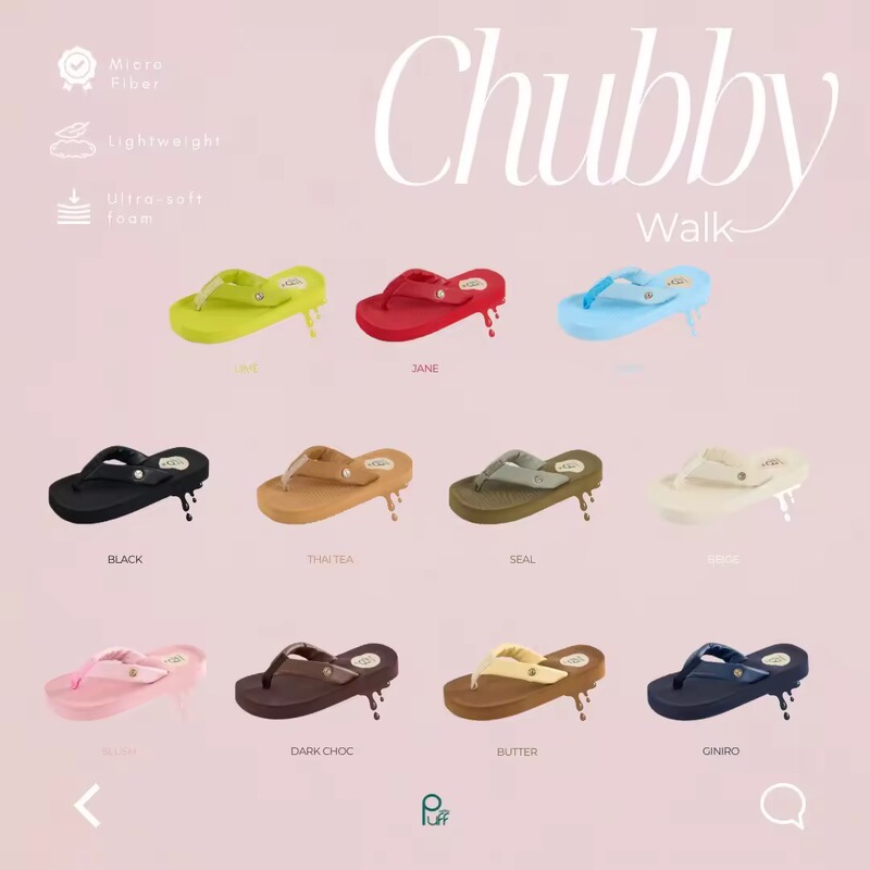 Thai Brand Puff Shoes, Ultra-Soft and Comfortable Flip-Flops for Outdoor Wear, Polka Dot Slippers, Sandals/Thick-Soled Shoes