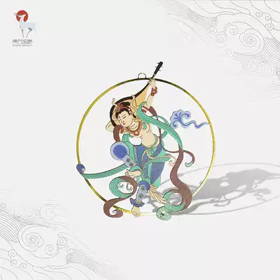 Oriental Secret Language to Meidunhuang(Bouncing pipa)Chinese style ancient style hollow metal bookmark creative gift