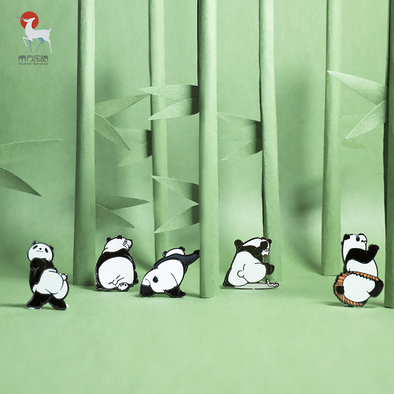 Oriental secret panda came to the chest badge chest emblem chest jewelry to deliver cute girlfriend