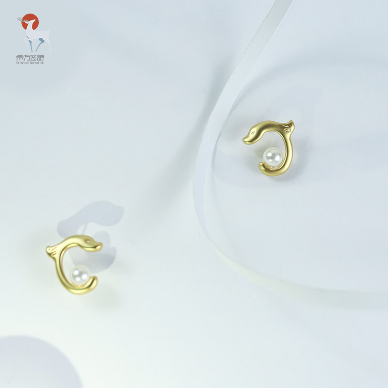 (Tanabata gift) Oriental Secret Language original ear acupuncture female temperament simple gift for girlfriend Gansu Provincial Museum Cultural and Creative