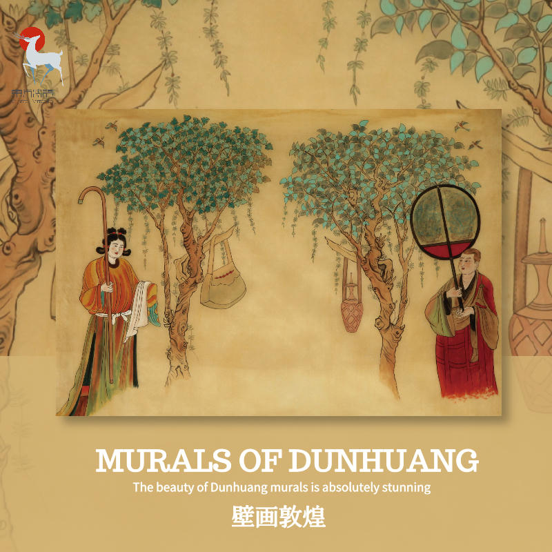 The Secret Language of the East to the Beauty of Dunhuang (Dunhuang mural Art thirty-six postcards Cave version)Leaflet 1-20
