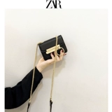 Небольшая небольшая сумка, сумка через плечо, маленькая универсальная цепь, премиум класс, французский стиль