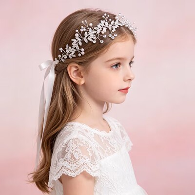Girls Jewelry Princess Bridesmaid Performance Garland — 6