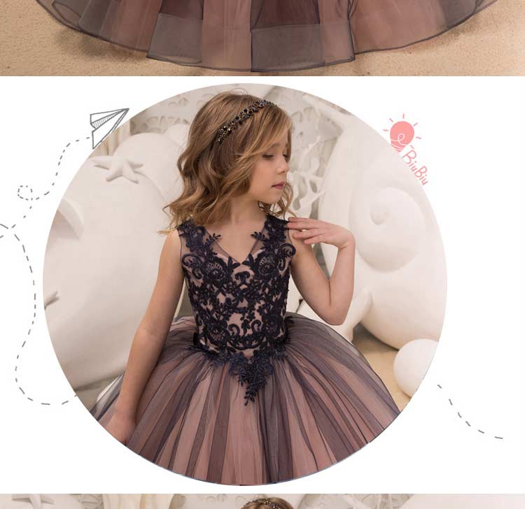 Áo dài trẻ em mẫu catwalk dạ hội cho bé gái big boy chủ trang phục piano 2018 mới đồ bé trai