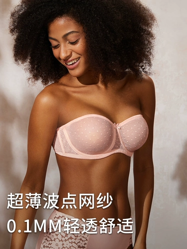 岚琴 Ультратонкее летнее нижнее белье, тонкий невидимый бюстгалтер, топ без лямок, красивая спина