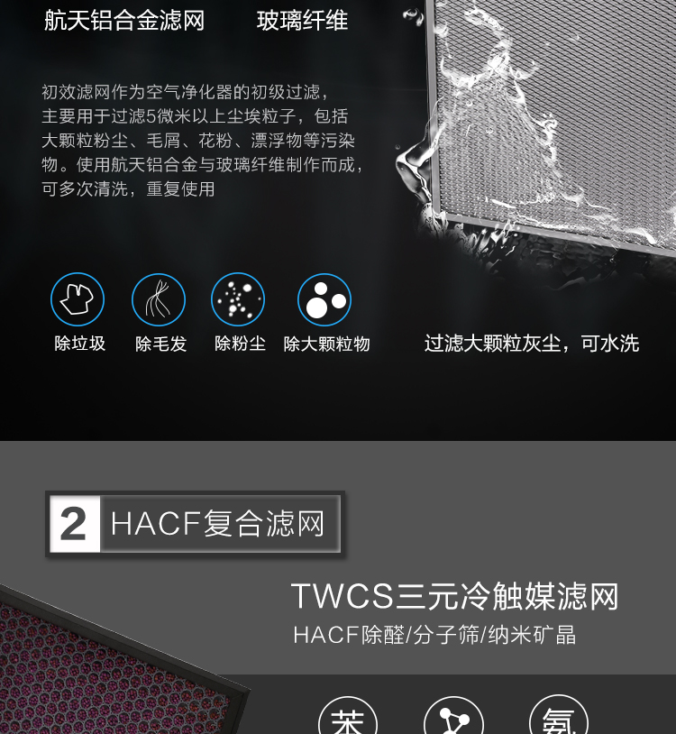 quạt lọc không khí Máy lọc không khí RICKON Ruiken khử trùng nhanh khử trùng ngoài formaldehyd nhà máy lọc không khí webvision a8