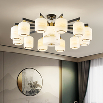 New Chinese style full copper ceiling lamp living room lamp Jiangshan atmosphere Chinese style villa lamp main lamp simple modern restaurant lamp