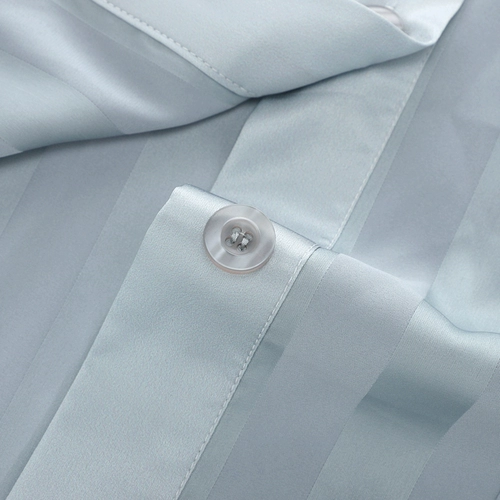 Демисезонная пижама, шелковый высококлассный лонгслив, комплект, 2024 года