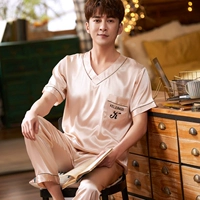 Короткий рукав, V-образный вырез, цвета шампанского