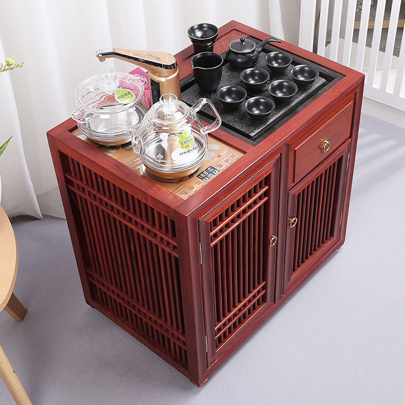 Rosewood tea tray set home simple automatic one Kung Fu tea set office mobile tea table tea table